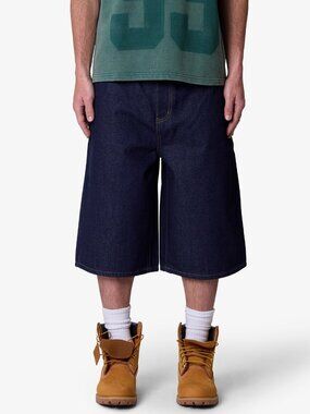 mnml Raw Ultra Baggy Denim Shorts - Rinsed Indigo Size 30Rinsed Indigo / 30